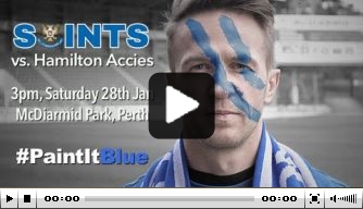 Video: St. Johnstone roept fans op om blauw te dragen