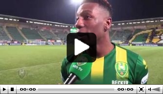 Video: Becker spreekt van 'topprestatie' ADO tegen Vitesse