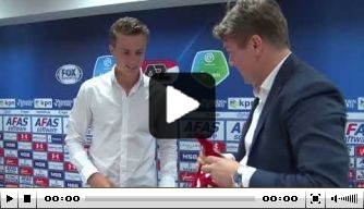 Video: verdediger Bergsma verklaart zijn keuze voor AZ