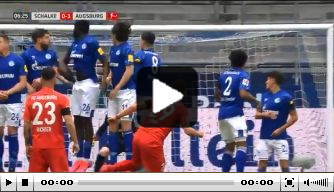 Video: Löwen zet Augsburg op voorsprong met heerlijke vrije trap