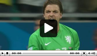Video: Krul de held van Oranje na wissel van Van Gaal op WK