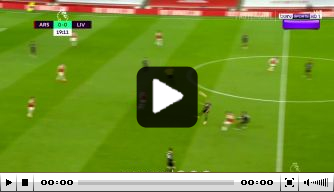 Video: Mané rondt prachtige aanval van Liverpool af bij Arsenal