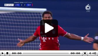 Gnabry zet Bayern München prachtig op voorsprong tegen Lyon