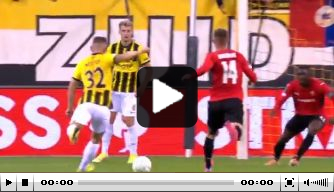 Wittek poeiert Vitesse op voorsprong tegen Stade Rennais