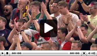 Dubbel gevoel bij Feyenoord: tranen, maar ook daverend applaus 