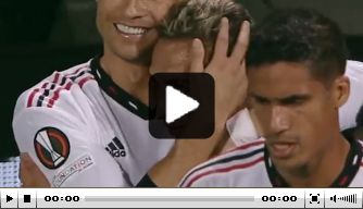 Video: Cristiano Ronaldo opent rekening onder Ten Hag