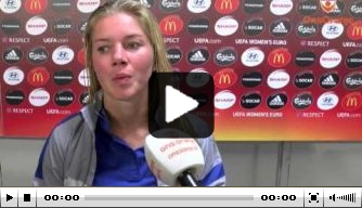 Video: Oranje-voetbalsters treuren na eliminatie