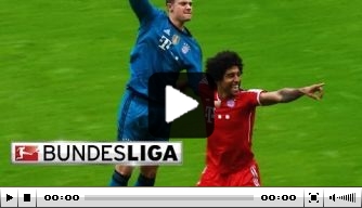 Video: Dante rent veld over en juicht met Neuer