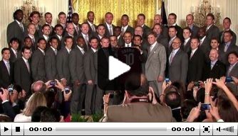 Video: Obama ontvangt kampioen Colorado Rapids